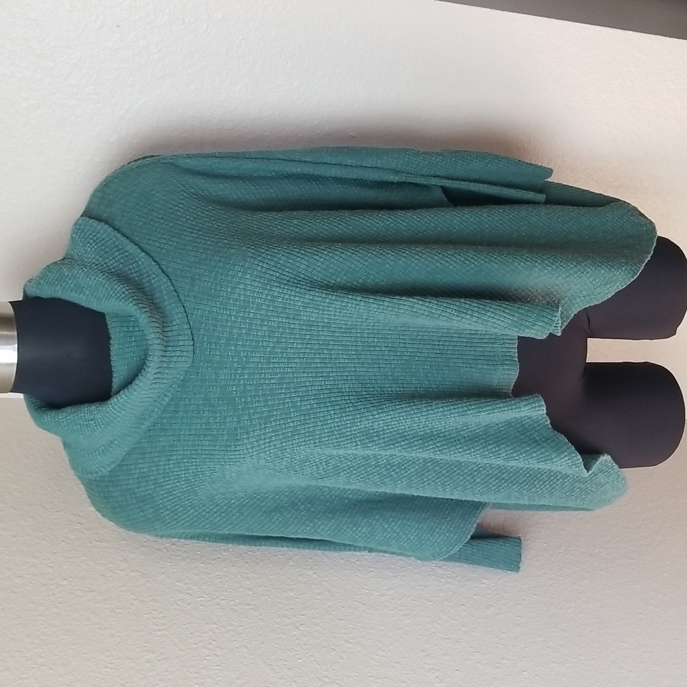 Free People Beach Ribbed Cowl Neck Open Back Top